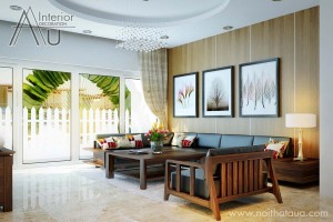 bàn ghế sofa gỗ