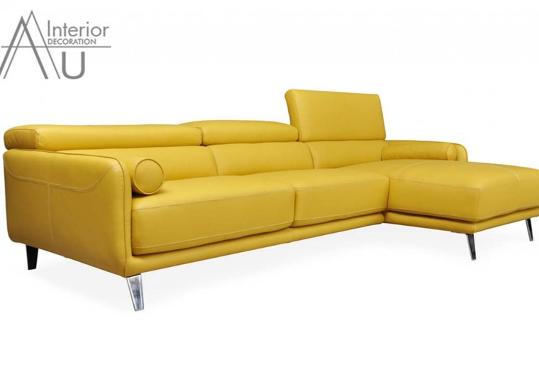 sofa đẹp màu vàng