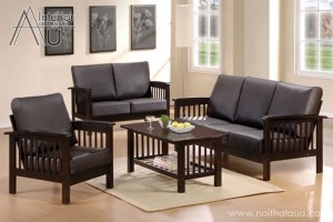 sofa gỗ óc chó