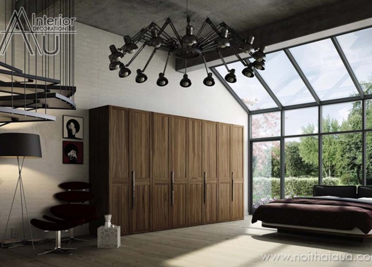 tủ áo gỗ laminate