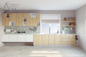 Tủ bếp gỗ công nghiệp
