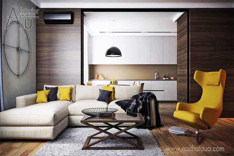 Thiết kế nội thất phòng khách chung cư nhỏ